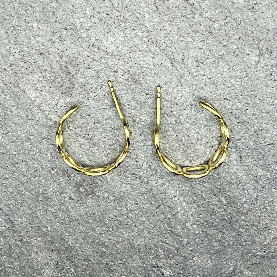 Small Flowing Hoops